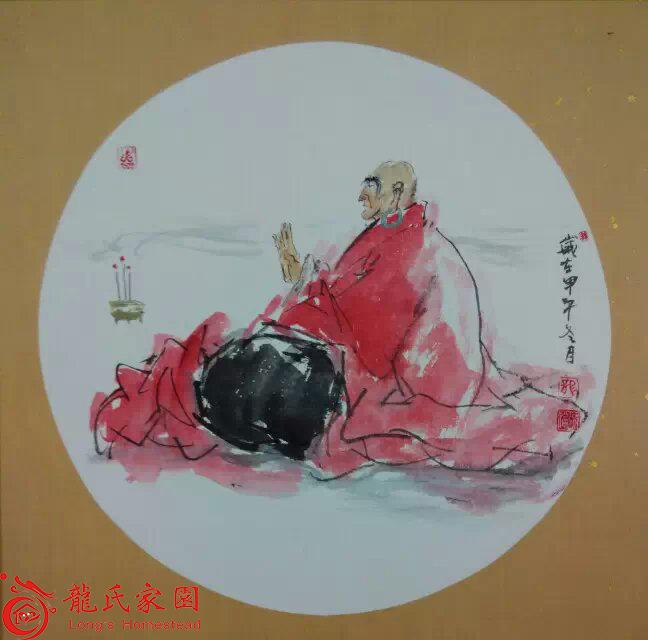 参禅悟道图