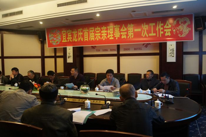 四川宜宾龙氏宗亲理事会第一次工作会图集
