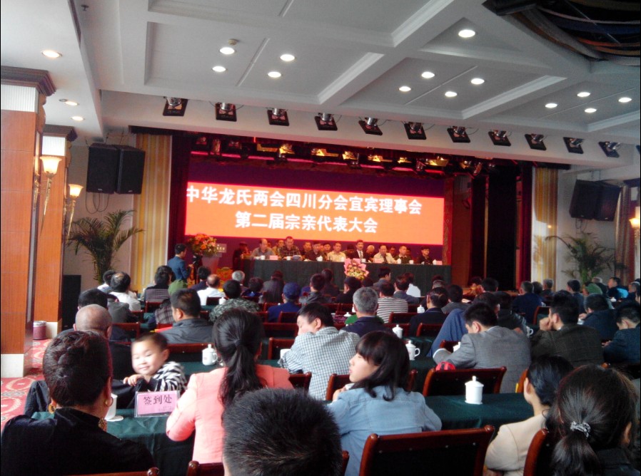 四川宜宾理事会第二届宗亲代表大会图片