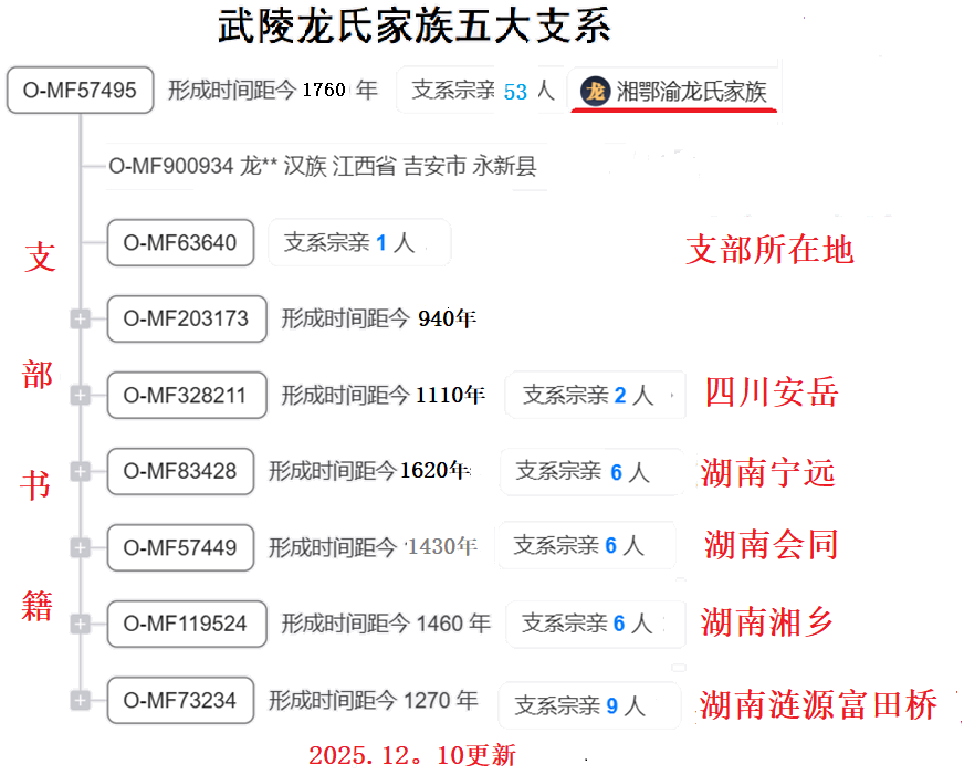   龙姓基因家族